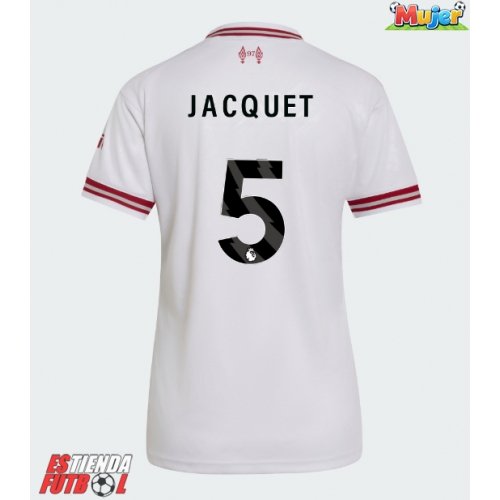 Liverpool Jeremy Jacquet #5 Segunda Equipación Mujer 2026-27 Manga Corta